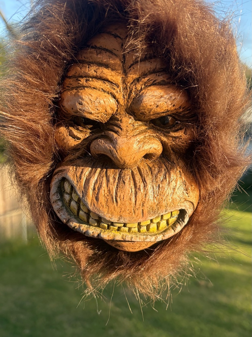 Bigfoot /Sasquatch Wall or desk Sculpture Unique